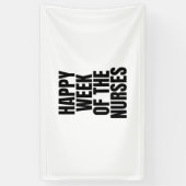 gelukkige week van de verpleegkundigen spandoek (Verticaal)