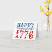 Gelukkige wenskaarten van 4 juli | Verenigde State Kaart (Gele Bloem)