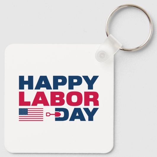 Gelukkige werkdag, Vrijheid van je leven Sleutelhanger (Achterkant)