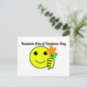 Gelukkige Willekeurige Acten van Vriendelijkheid Briefkaart (Staand voorkant)