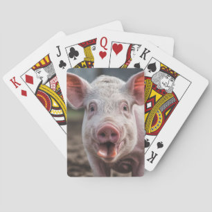 Gelukkige Witte Varkens Tong Uitsteken, Pokerkaarten