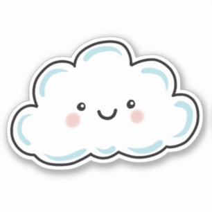 Gelukkige Wolk  Sticker