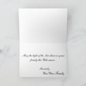 Gelukkige Yule! Feestdagen Kaart (Binnen)