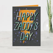 Gelukkige Zaddy's Day Bedankkaart (Voorkant)