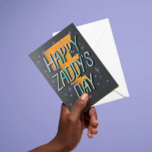 Gelukkige Zaddy's Day Bedankkaart