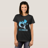 Gelukkige Zeemeermin - Alejandra Naam T-shirt (Voorkant volledig)