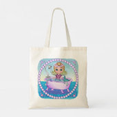 Gelukkige Zeemeermin Bad  Tote Bag (Achterkant)