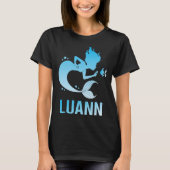 Gelukkige Zeemeermin - Luann Naam T-shirt (Voorkant)