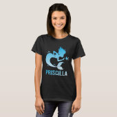 Gelukkige Zeemeermin - Priscilla Naam T-shirt (Voorkant volledig)