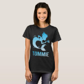 Gelukkige Zeemeermin - Tommie Naam T-shirt (Voorkant volledig)
