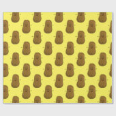 Gelukkige Zoete Aardappel Cadeaupapier (Vlak)