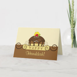 Gelukkige Zoete Chanoeka Feestdagen Kaart