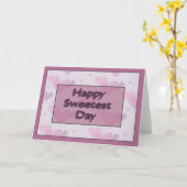 Gelukkige Zoetste Dag Kaart (Gele Bloem)