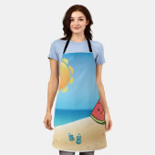 gelukkige zomer schort (Gedragen)