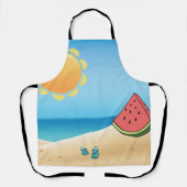 gelukkige zomer schort (Voorkant)