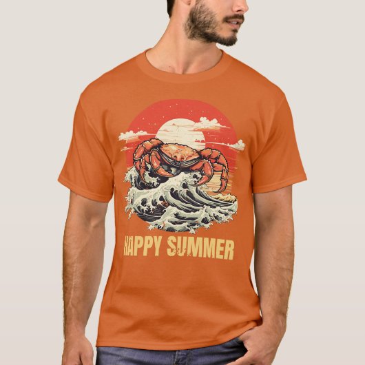 Gelukkige zomer t-shirt (Voorkant)