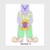 Gelukkige Zomerbeer Sticker (Vel)