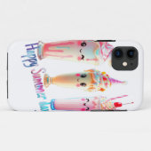 Gelukkige zomerdag Case-Mate iPhone case (Achterkant (horizontaal))
