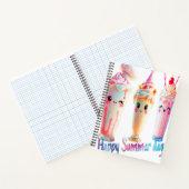 Gelukkige zomerdag notitieboek (Binnen)