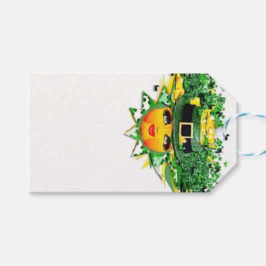 GELUKKIGE ZON! CADEAULABEL (Voorkant (Horizontaal))