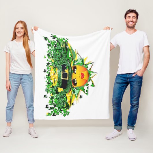 GELUKKIGE ZON! FLEECE DEKEN (In situ)