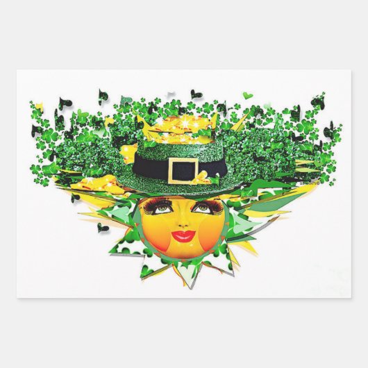 GELUKKIGE ZON! INPAKPAPIER VEL (Voorkant 2)