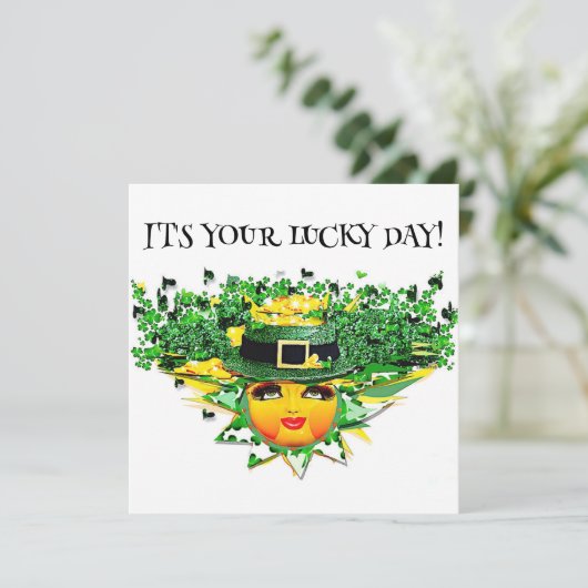 GELUKKIGE ZON! KAART (Staand voorkant)