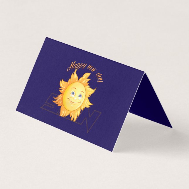 Gelukkige Zon Kaart (Voorkant)