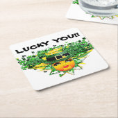 GELUKKIGE ZON! KARTONNEN ONDERZETTERS (Schuin)