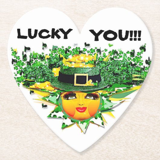 GELUKKIGE ZON! KARTONNEN ONDERZETTERS (Voorkant)