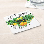 GELUKKIGE ZON! KARTONNEN ONDERZETTERS (Schuin)