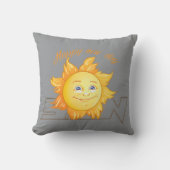 Gelukkige Zon Kussen (Voorkant)
