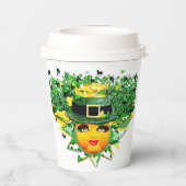 GELUKKIGE ZON! PAPIEREN BEKERS (Achterkant)