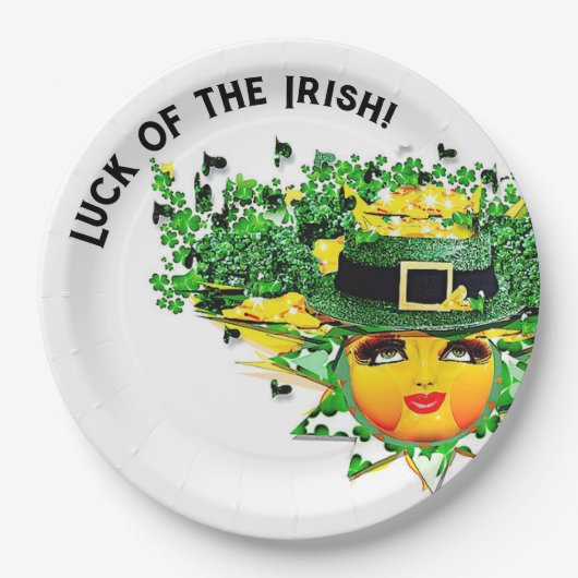 GELUKKIGE ZON! PAPIEREN BORDJE (Voorkant)