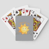 Gelukkige Zon Pokerkaarten (Achterkant)