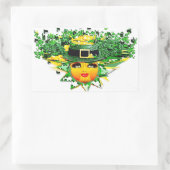 GELUKKIGE ZON! RECHTHOEKIGE STICKER (Tas)