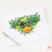 GELUKKIGE ZON! RECHTHOEKIGE STICKER (Envelop)