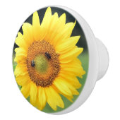 Gelukkige Zonnebloem Ceramische Knob Keramische Knop (Rechts)