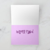 Gelukkige Zonnebloem Verjaardag Kaart (Binnen)