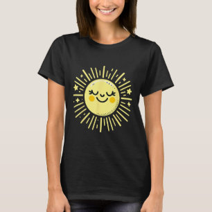 Gelukkige Zonneschijn Zomervakantie Zon T-shirt