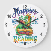 Gelukkiger als ik lees grote klok (Voorkant)