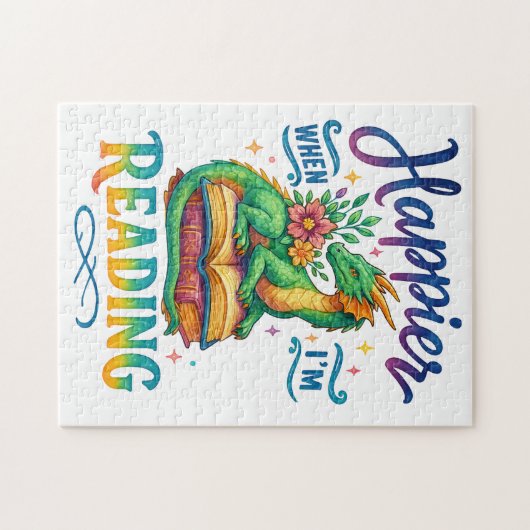 Gelukkiger als ik lees legpuzzel (Horizontaal)