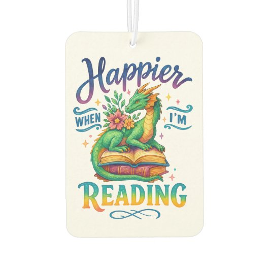 Gelukkiger als ik lees luchtverfrisser (Achterkant)