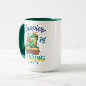 Gelukkiger als ik lees mok (Voorkant links)