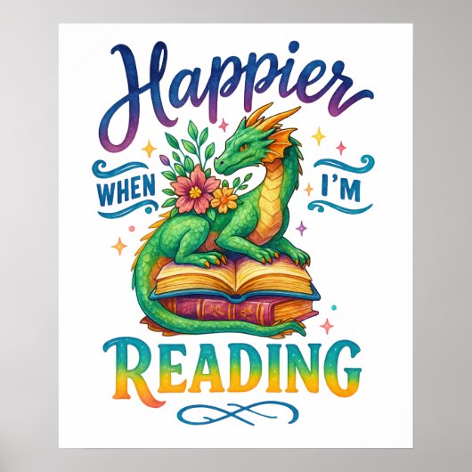 Gelukkiger als ik lees poster (Voorkant)
