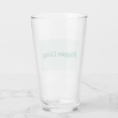 GELUKKIGER LEVEND Drink glas (Achterkant)
