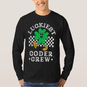 Gelukkigst Codeur Crew Comp Wet Comp Wetenschap St T-shirt