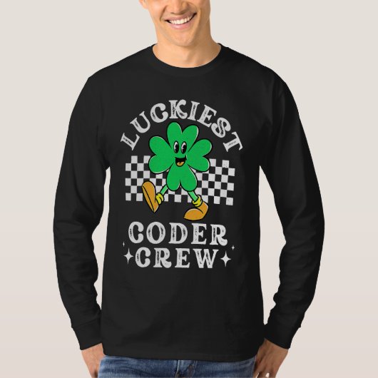 Gelukkigst Codeur Crew Comp Wet Comp Wetenschap St T-shirt (Voorkant)