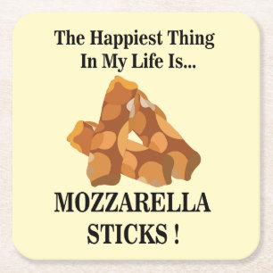 Gelukkigst Ding In Mijn Leven Is Mozzarella Sticks Kartonnen Onderzetters