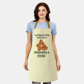Gelukkigst Ding In Mijn Leven Is Mozzarella Sticks Schort (Gedragen)